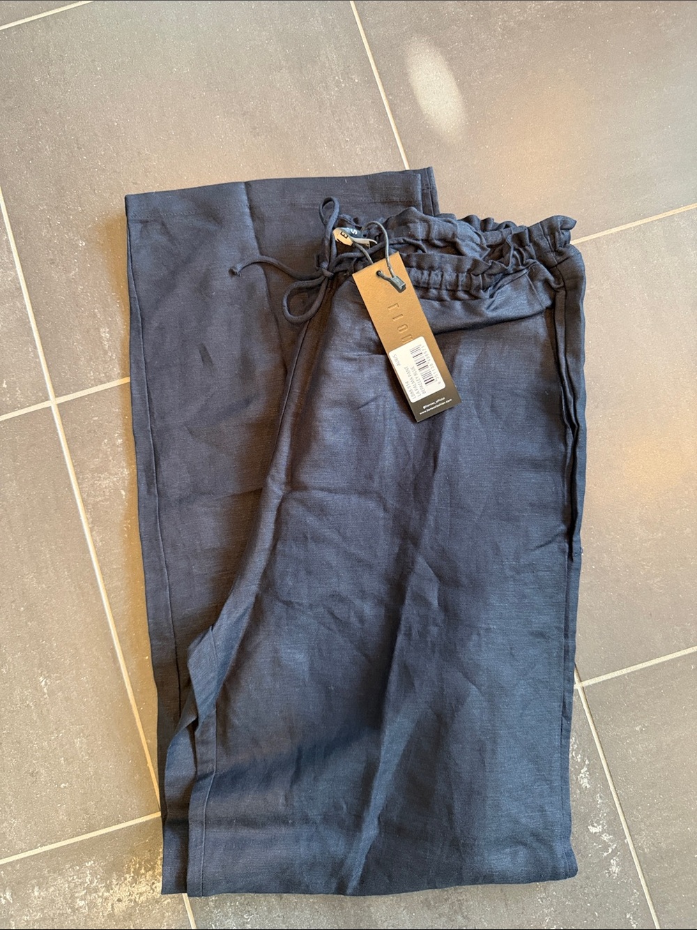 Lioness La Palma Pant in Navy Blue size S